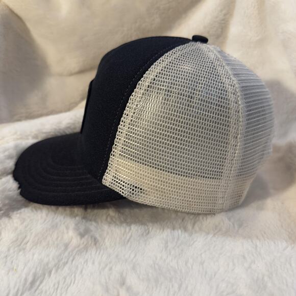 Jack Daniels Tennessee Whiskey Hat Cap Snap Back S/M Black Trucker Mens USA - Picture 3 of 10